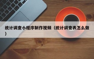 伊川统计调查小程序制作视频（统计调查表怎么做）