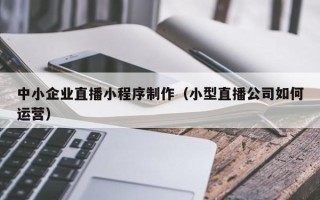 伊川中小企业直播小程序制作（小型直播公司如何运营）
