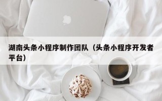 伊川湖南头条小程序制作团队（头条小程序开发者平台）